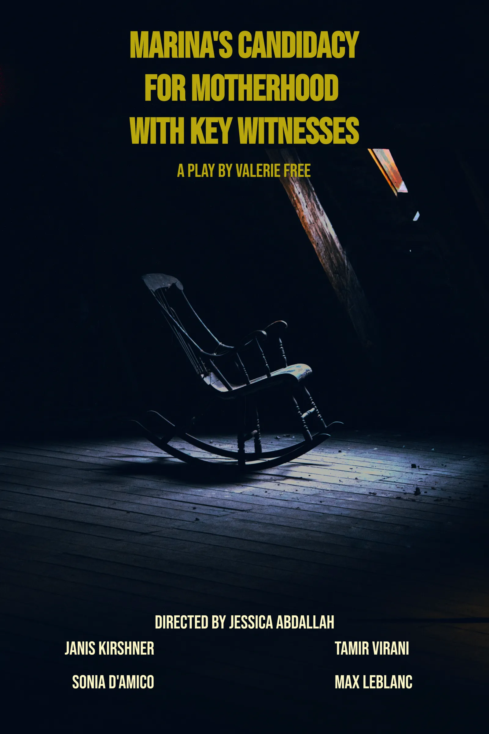 Marina's Candidacy for Motherhood with Key Witnesses poster